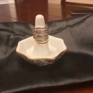 Silpada silver maze ring